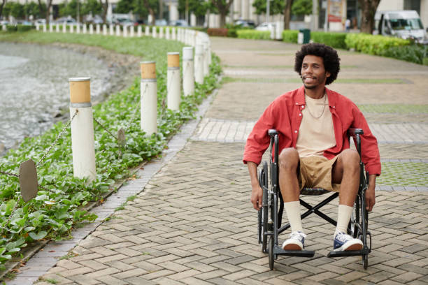 istock Young Man in Wheelchair 1742269434