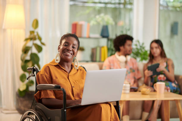 istock Black Woman Working on Laptop 1742271079