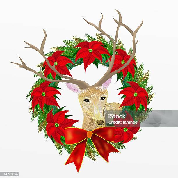 クリスマス鹿 - お祝いのベクターアート素材や画像を多数ご用意 - お祝い, イラストレーション, クリスマス