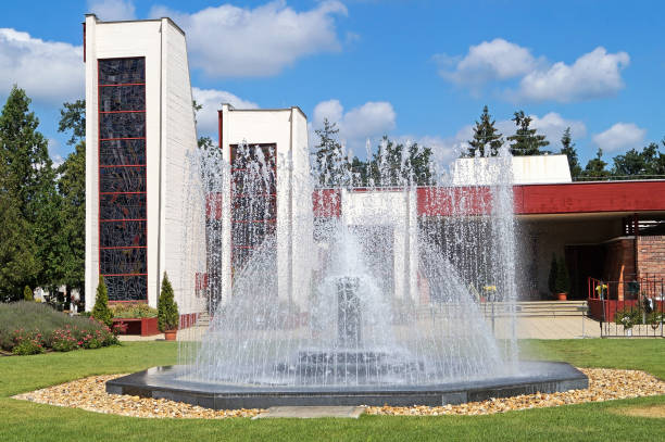 istock building of the crematorium 174228822