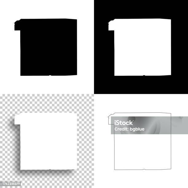 Ilustración de Condado De Monroe Wisconsin Mapas Para El Diseño Fondos