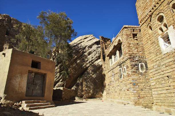 istock Thula village in mountains, Yemen 1742317133