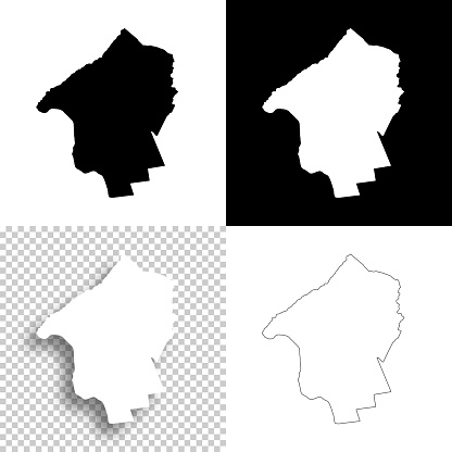 Map of Hunterdon County - New Jersey, for your own design. Four maps with editable stroke included in the bundle: - One black map on a white background. - One blank map on a black background. - One white map with shadow on a blank background (for easy change background or texture). - One line map with only a thin black outline (in a line art style). The layers are named to facilitate your customization. Vector Illustration (EPS file, well layered and grouped). Easy to edit, manipulate, resize or colorize. Vector and Jpeg file of different sizes.