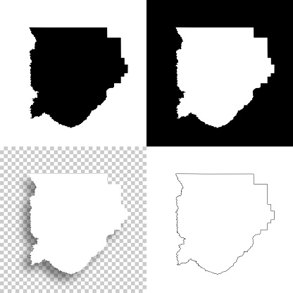 Map of Acadia parish - Louisiana, for your own design. Four maps with editable stroke included in the bundle: - One black map on a white background. - One blank map on a black background. - One white map with shadow on a blank background (for easy change background or texture). - One line map with only a thin black outline (in a line art style). The layers are named to facilitate your customization. Vector Illustration (EPS file, well layered and grouped). Easy to edit, manipulate, resize or colorize. Vector and Jpeg file of different sizes.