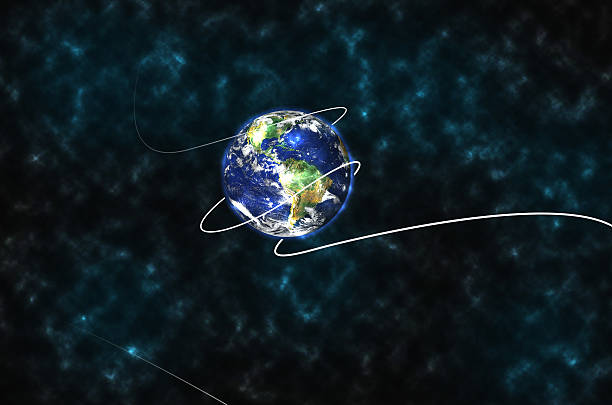 istock Planet earth and moon in space. 174231857