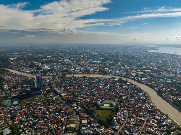 istock Cityscape: Davao City in Mindanao, Philippines. 1742321379