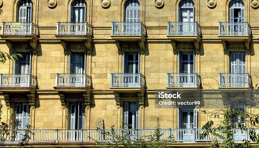 Detalhe do edifício de San Sebastian - Royalty-free Chão Foto de stock