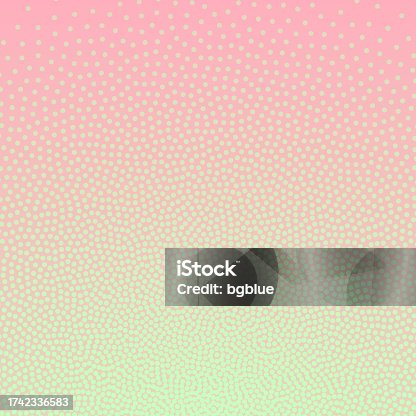 istock Abstract design with dots and Pink gradients - Stippling Art - Trendy background 1742336583