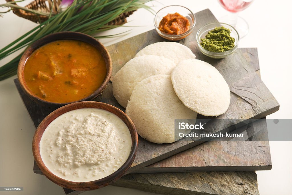 Sambar Idli Sambar Idli or Sambar Idly, Indian dish Idli Stock Photo