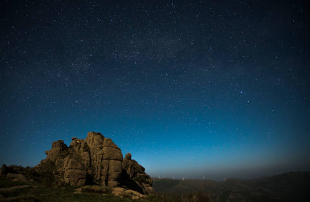 Milky way stars background