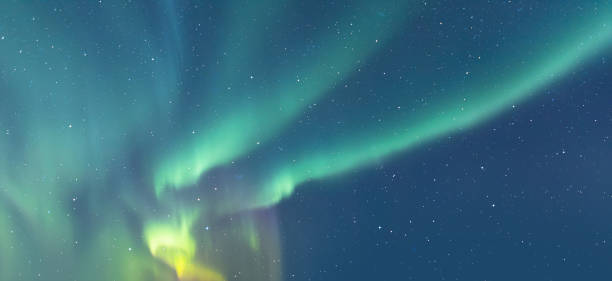 istock Northern lights (Aurora borealis) in the sky - Tromso, Norway 1742344451