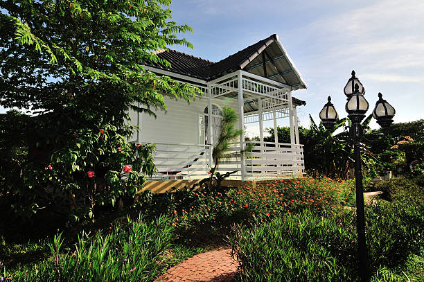 istock House in the garden 174235040