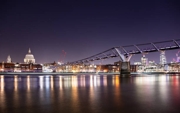 istock Millennium bridge London England 1742387739