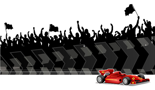 Drawn of vector race car speed banner. This file of transparent and created by illustrator CS6