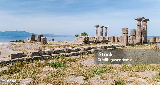 Ateny Świątyni W Assos Behramkale - zdjęcia stockowe i więcej obrazów Archeologia - Archeologia, Architektura, Assos - Turkey