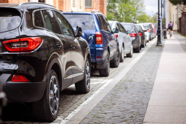 istock Cars Parked along Roadside 1742406965