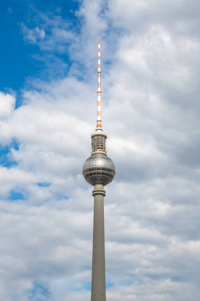istock The Berlin TV tower against a blue sky 1742408881