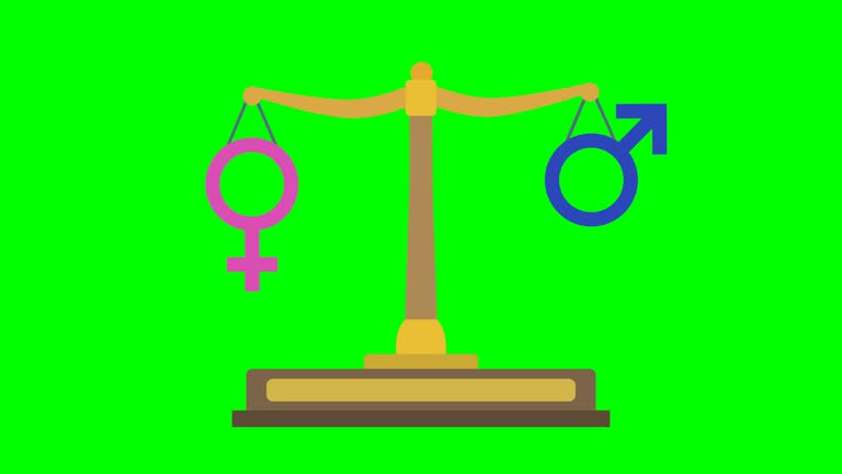 Gender equality (loop,animation)