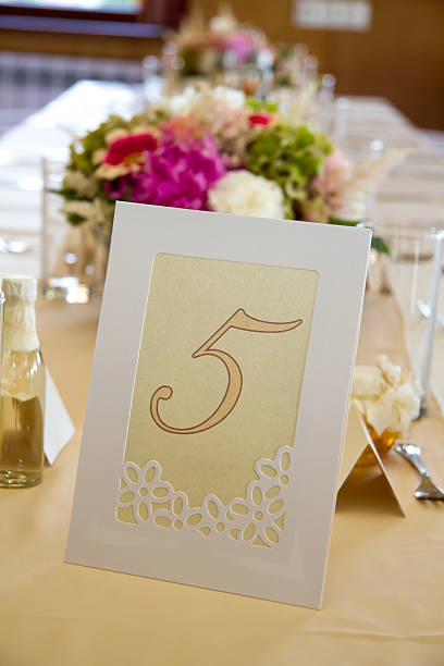 istock Tables decorated for a party or wedding reception 174241132