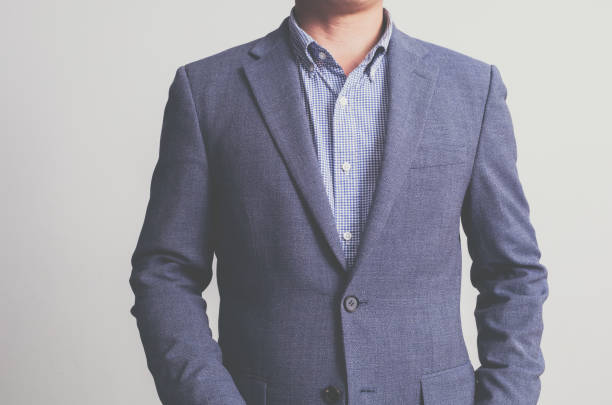 istock Businessman wearing a suit on a white background 1742418444
