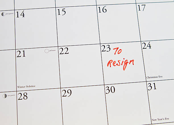 istock To resign from job put in calendar 174243100