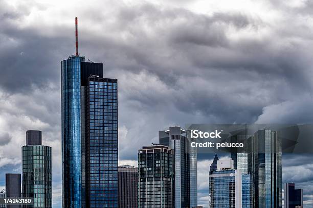 Skyline Of Frankfurt Stock Photo - Download Image Now - Architecture, Building Exterior, Built Structure