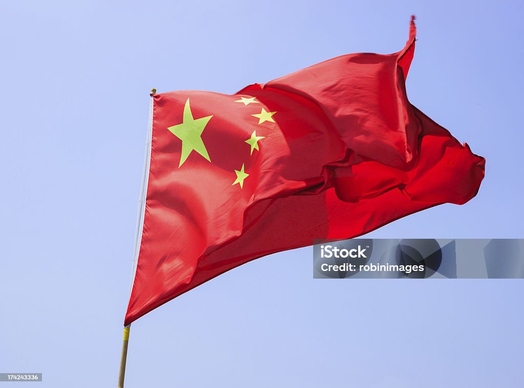 중국 국기 - 로열티 프리 0명 스톡 사진