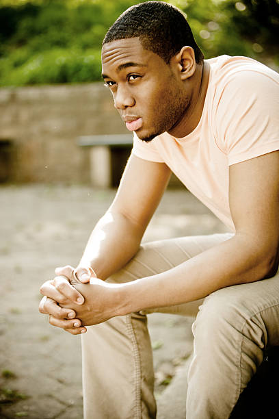 istock Depressed Young Man outdoors 174243351
