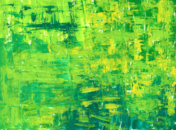 istock Abstract texture background by acrylic painting on paper. Colorful abstract art. Brush stroke technique for modern art design. 1742436427