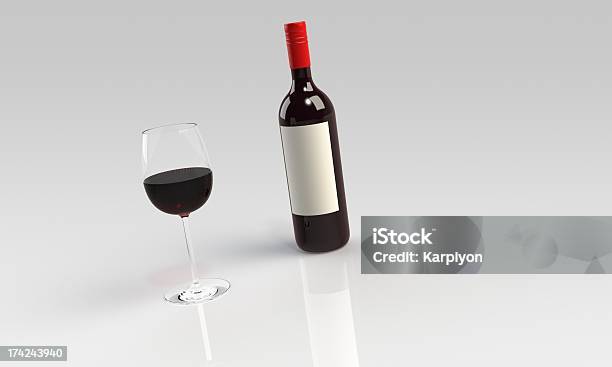 ボトルのレッドワイン付きのガラスの絶縁 - お祝いのストックフォトや画像を多数ご用意 - お祝い, しぶきを上げる, アルコール依存症