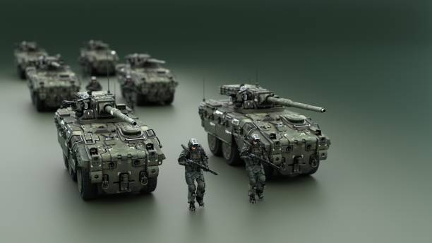istock special operation squad, soldiers and tanks, 3d render 1742449971