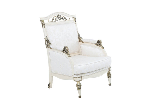 istock Vintage white chair 174245740