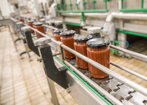 istock Glass jars with different kinds of jam 1742458897