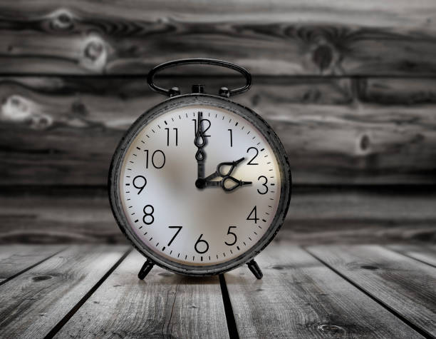 istock Time change of an alarm clock 1742461558
