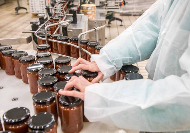 istock Glass jars with different kinds of jam 1742462709