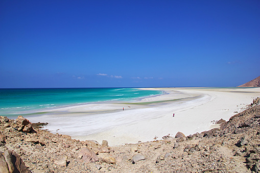 Qalansiyah Beach in Socotra island, Indian ocean, Yemen