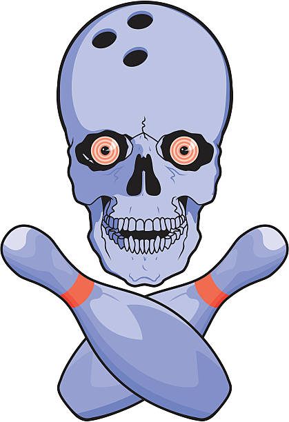 Skull Bowling Balls Illustrations, Royalty-Free Vector Graphics & Clip