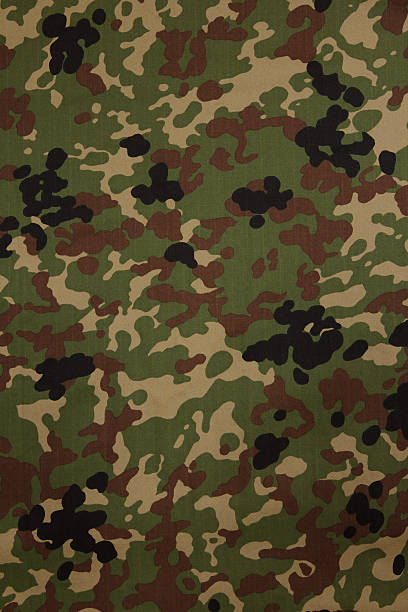 exército japonês flecktarn camuflagem textura de tecido backgro - japanese military - fotografias e filmes do acervo