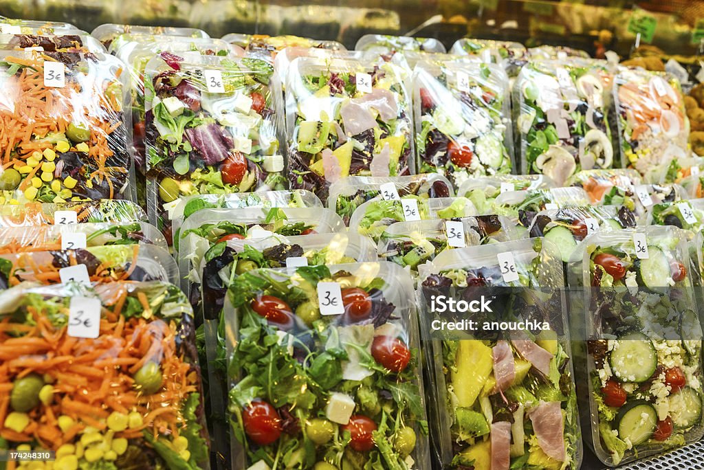 Ready To Eat Healthy Salads for  sale Convenience Food Stock Photo