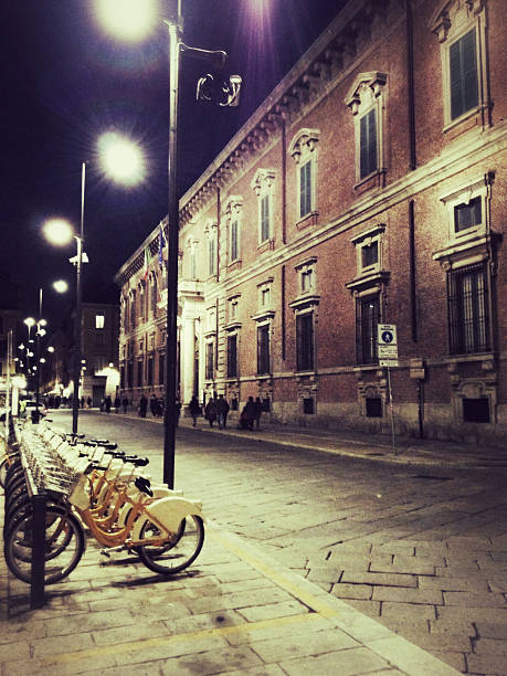 Pinacoteca di Brera at night, Milan