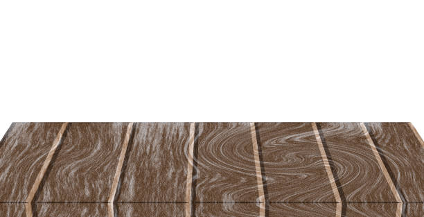 mesas de madeira para colocar vários produtos, prateleiras, tampo de mesa de madeira, textura de madeira natural grão de madeira natural imagem de fundo de grão de madeira natural textura de madeira isolada fundo branco isolado - hardwood floor wood counter top cutting board - fotografias e filmes do acervo