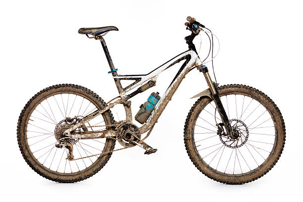 istock Muddy mountain bike 174251695