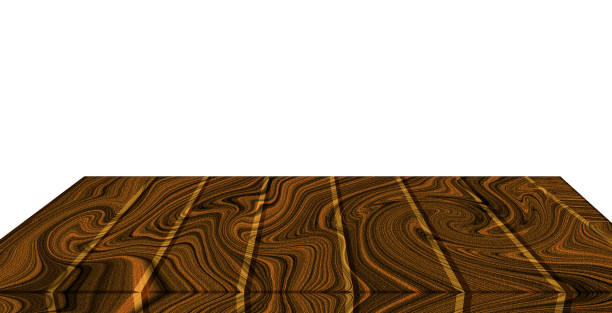 さまざまな製品、棚、木製卓上、天然木のテクスチャー木目天然木目の背景画像を配置するための木製テーブル 白い背景に天然木のテクスチャー - table counter top wood isolated ストックフォトと画像