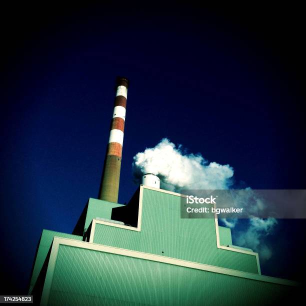 Photo libre de droit de Coal Fired Centrale Électrique banque d'images et plus d'images libres de droit de Bleu - Bleu, Carré - Composition, Centrale thermique au charbon