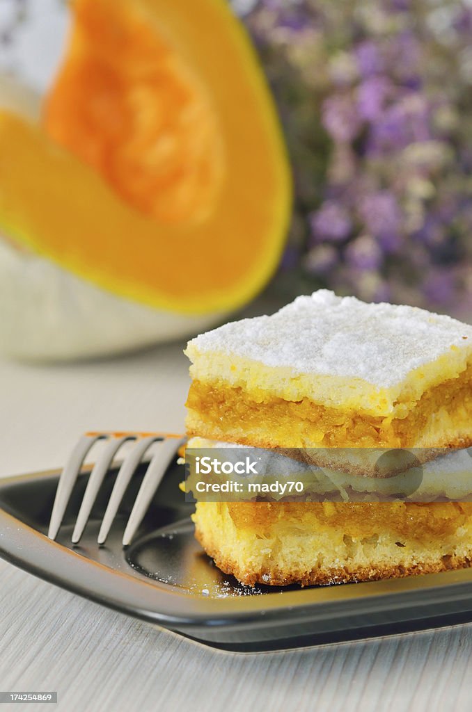 pumpkin pie pumpkin pie on black dish Pumpkin Pie Stock Photo