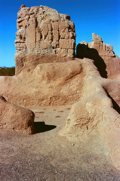 istock Ancient Casa Grande Ruins National Monument on Film 1742560403