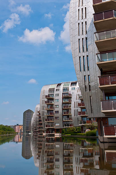 istock Beautiful Modern Architecture Residential Apartment Buildings 174259872