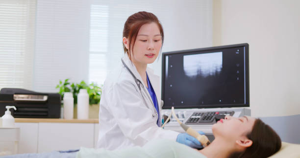 istock neck or thyroid ultrasound examination 1742600722
