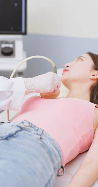istock woman breast ultrasound examination 1742601297