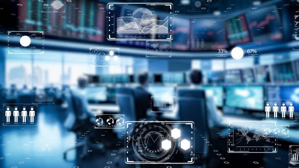 istock Smart city, digital world, Global communication network concept. 6G Business graph. Global business. 1742612946